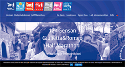 Desktop Screenshot of giuliettaeromeohalfmarathon.it